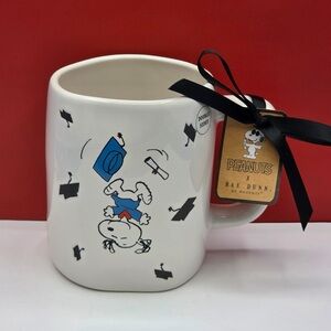 Rae Dunn Peanuts Snoopy HATS OFF Graduation Hat Mug Graduate Gift Class of 2026